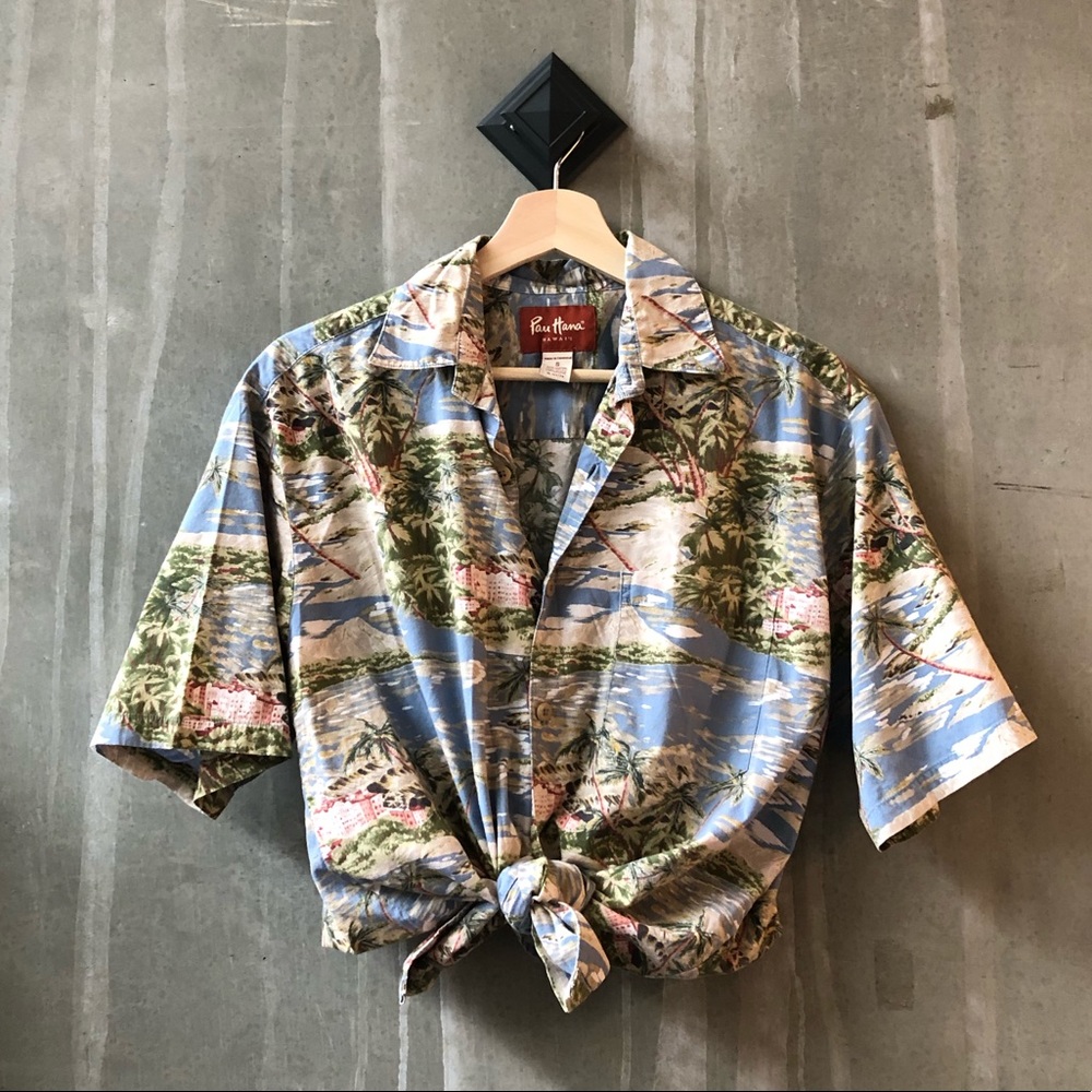 Hawaiian Button Down Dad Shirt - Picture 6 of 6